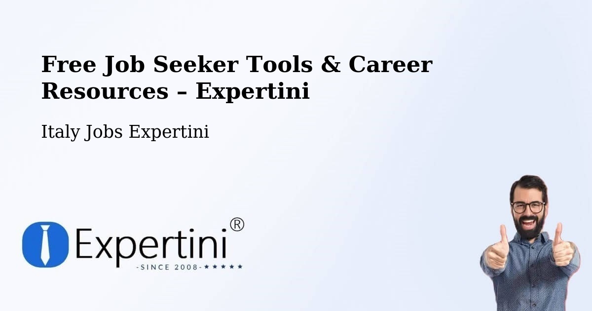 Free Job Seeker Tools & Career Resources – Certaldo - Certaldo, Italy Jobs Expertini
