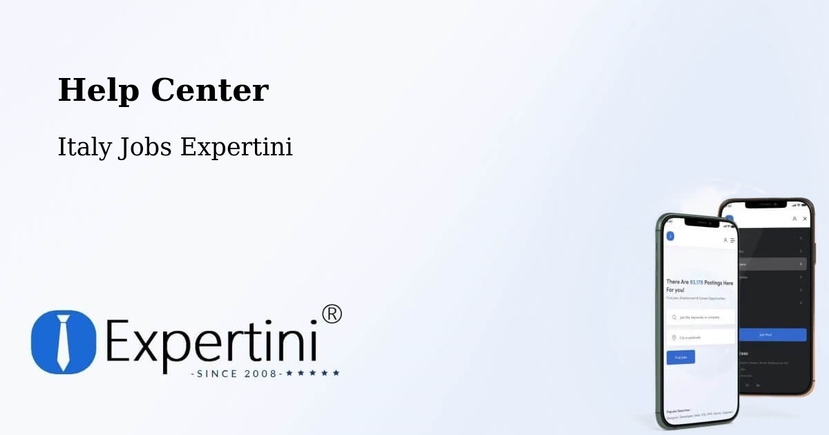 Help Center – Certaldo - Italy Jobs Expertini